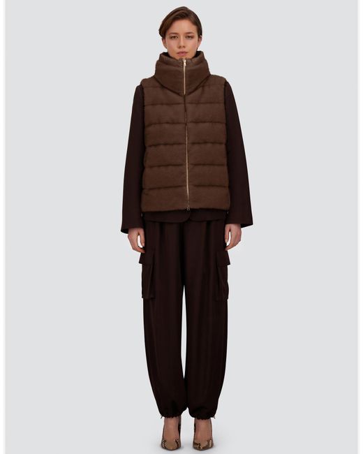 Herno Brown Reversible Vest