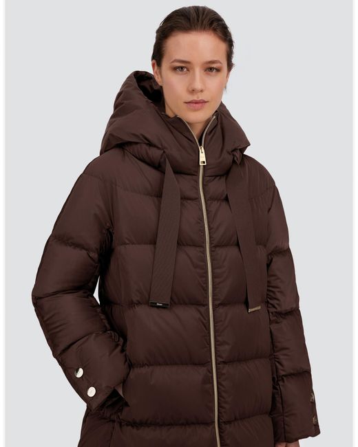 Herno Brown A-Shape Jacket