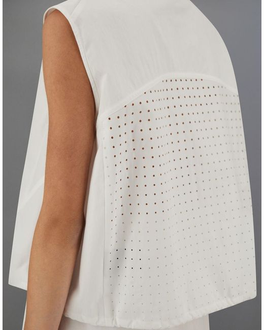 Herno Gray Laminar Top