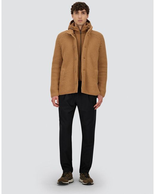 Herno Black Trousers In Warm Tech for men