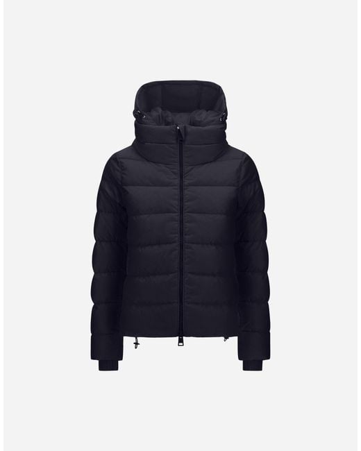 Herno Blue High-Neck Jacket