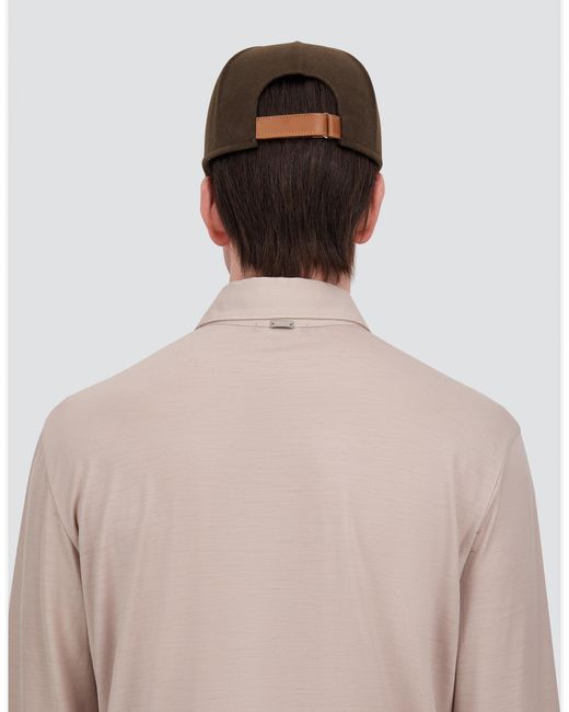 Herno Multicolor Casual Wool Baseball Cap for men