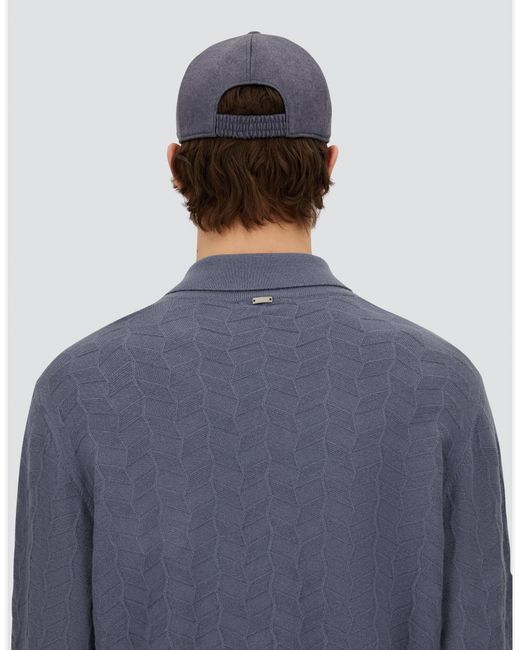 Herno Blue Resort Baseball Cap for men