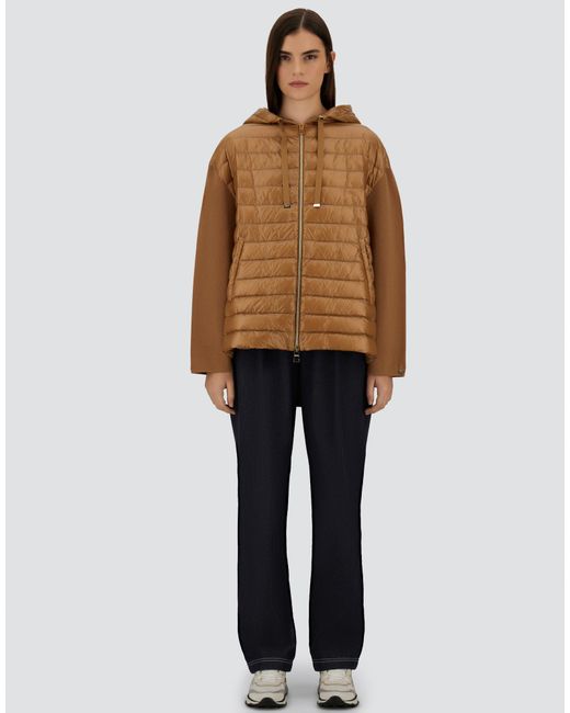 Herno Brown Hooded Jacket