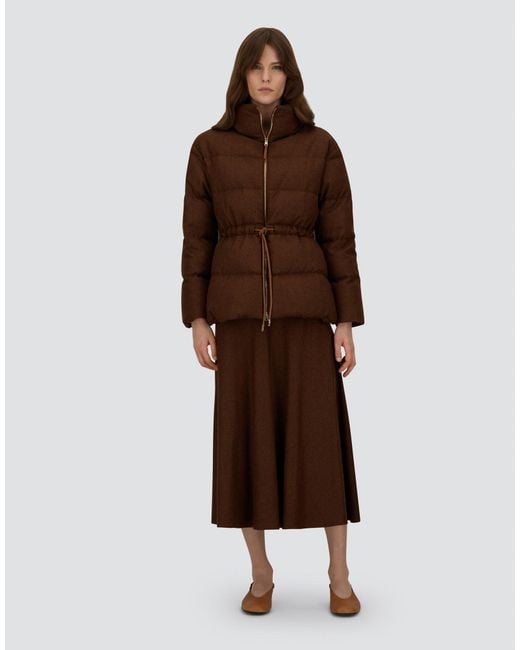 Herno Brown Short Parka