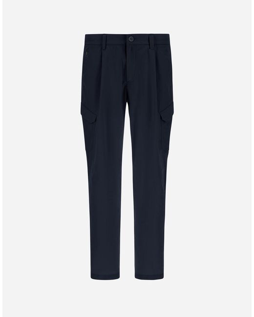 Herno Blue Nylon Dive Trousers for men