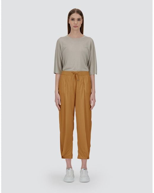 Herno Natural Light Nylon Stretch Trousers
