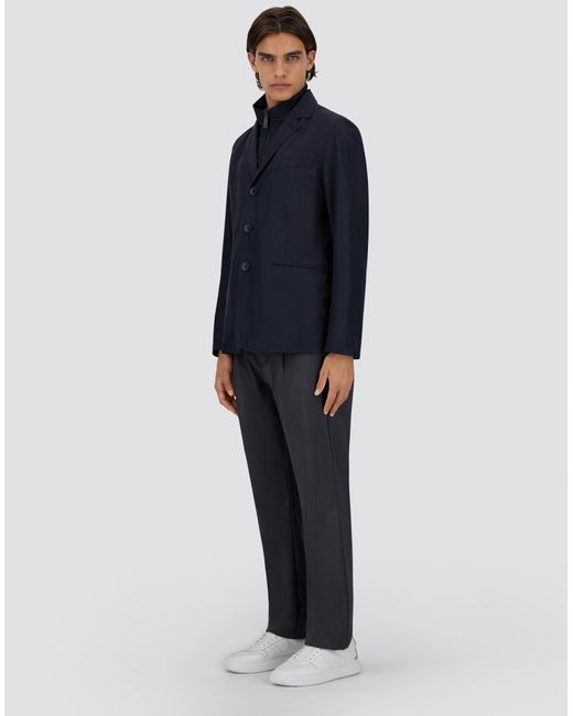 Herno Blue Byron Blazer for men