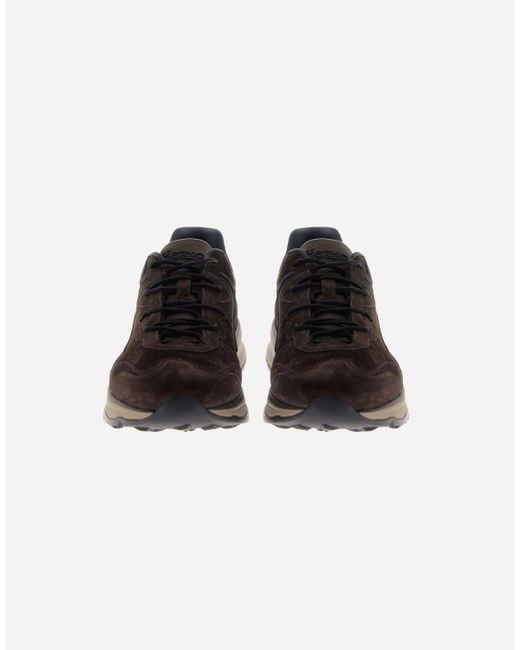 Herno Running Sneaker Aus All Suede in Black für Herren