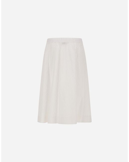 Herno White Skirt