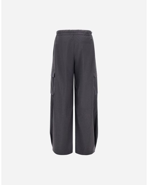Herno Blue Cargo Trousers