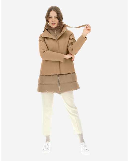 herno city glamour long coat