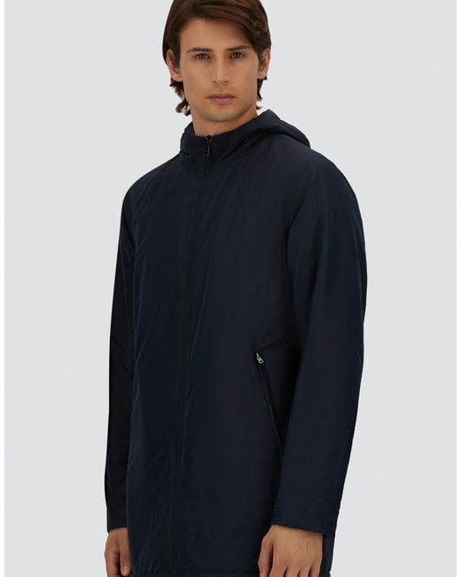 Herno Blue Reversible Parka for men