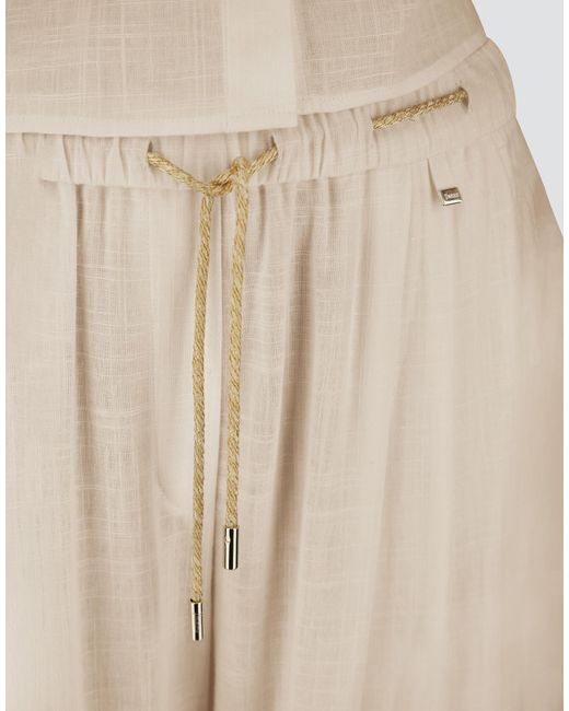 Herno White Stylish Lightweight Pant