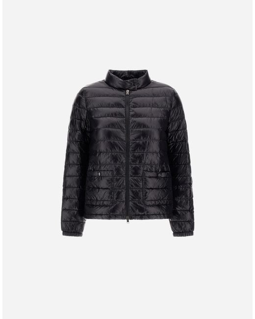 Herno Black Bomber Jacket