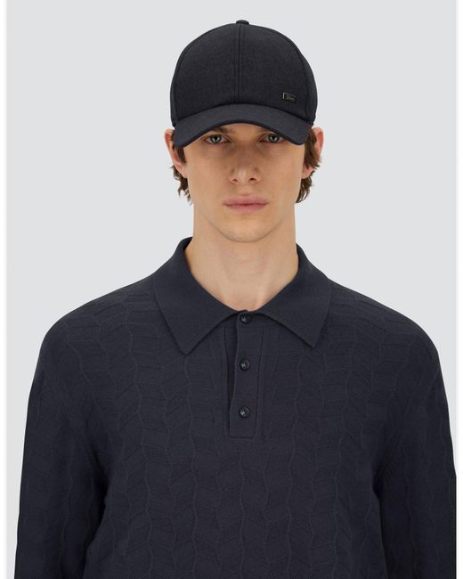 Herno Blue Resort Baseball Cap for men