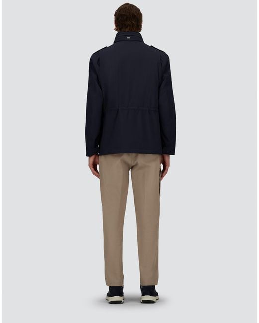 Herno Blue Resort Field Jacket for men