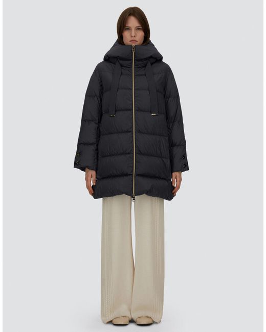 Herno Black A-Shape Jacket