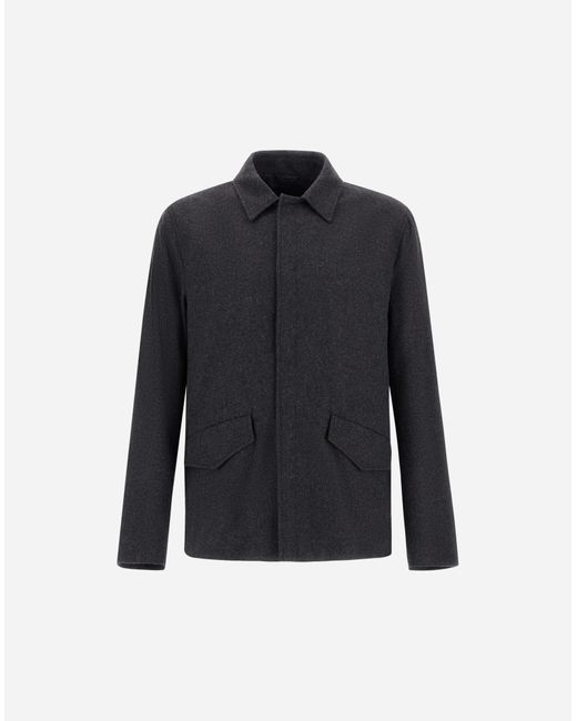 Herno Blue Shacket for men