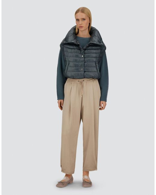 Herno Natural Resort Envers Satin Trousers