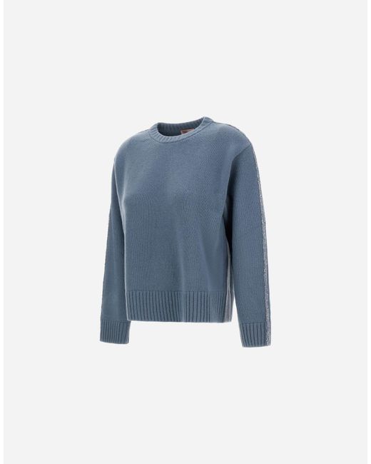Herno Blue Resort 100% Wool Jumper