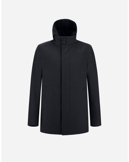Herno Blue Trench Coat for men