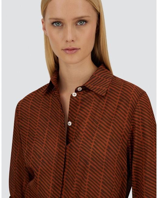 Herno Brown Resort Shirt