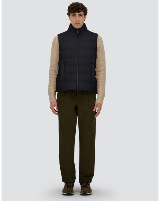 Herno Blue Vest for men