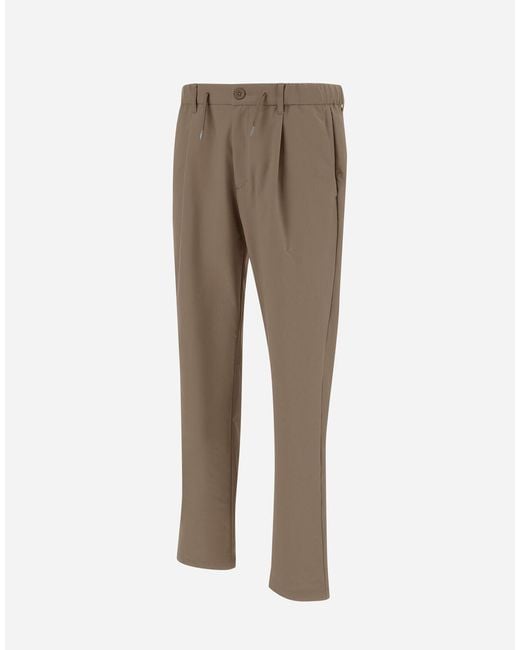 Herno Natural Warm Tech Trousers for men
