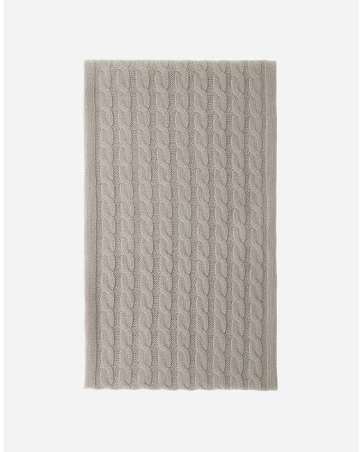 SCIARPA IN ETERNITY CASHMERE CABLE di Herno in Gray