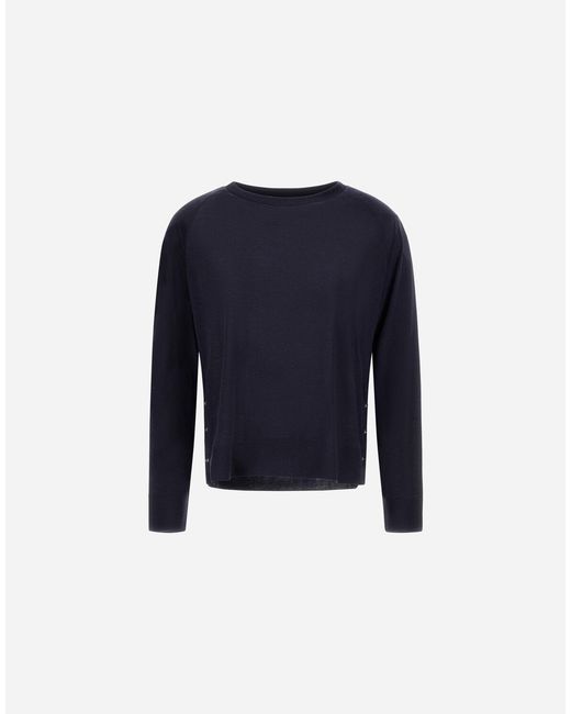 Herno Blue Long-Sleeved T-Shirt