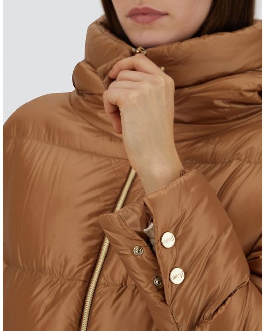 Herno Brown Parka In Nylon Ultralight