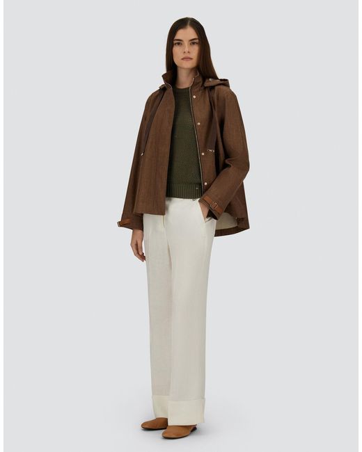 Herno Brown A-Shape Jacket