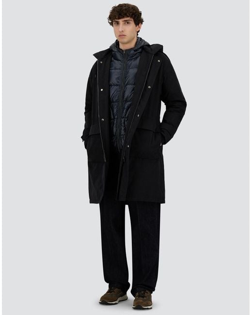 Herno Blue Long Parka for men