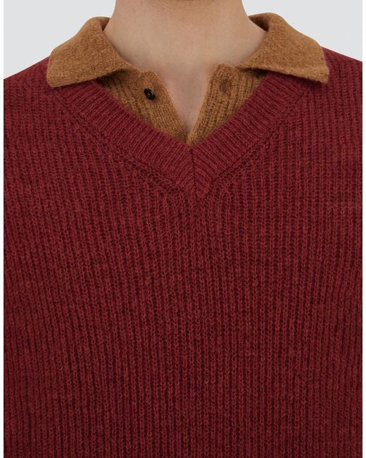 Herno Red Vest for men