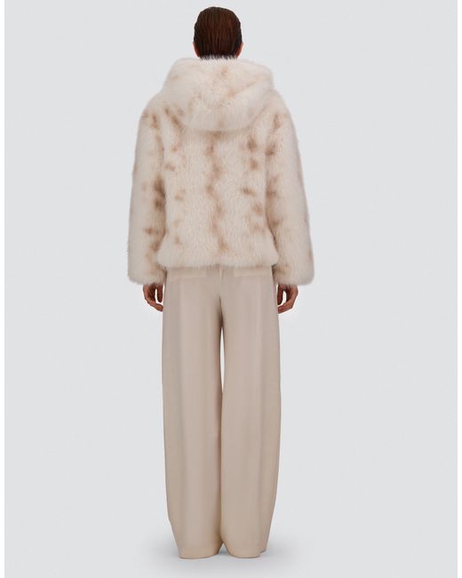 Herno Natural Lynx-Effect Fur-Touch Jacket