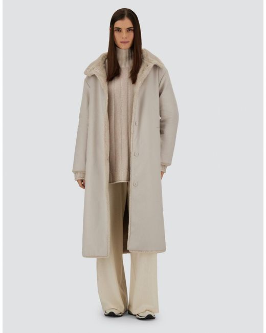 Herno White Reversible Coat
