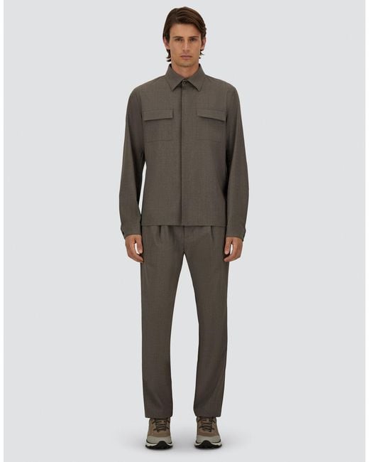 Herno Gray Trousers for men