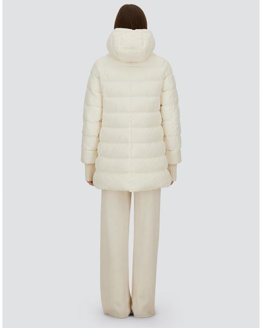 Herno White A-Shape Jacket