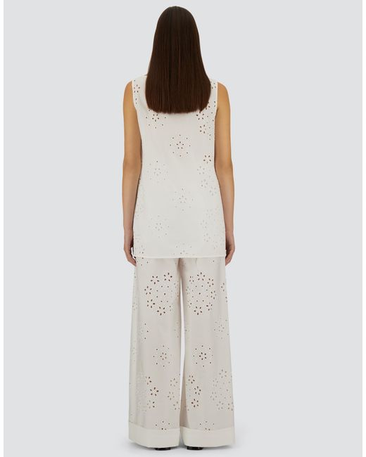 Herno White Trousers