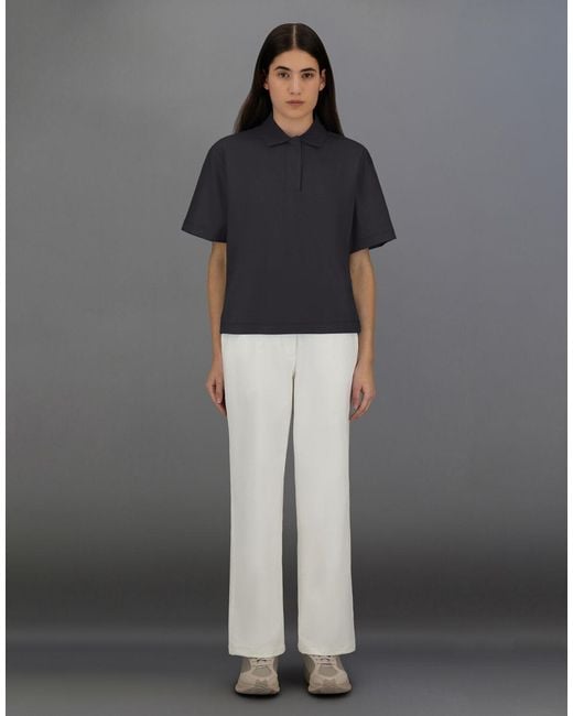 Herno Gray Laminar Polo Shirt