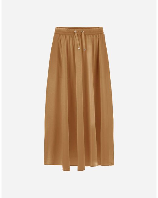 GONNA IN LIGHT NYLON STRETCH di Herno in Natural