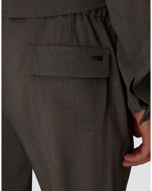 Herno Gray Trousers for men