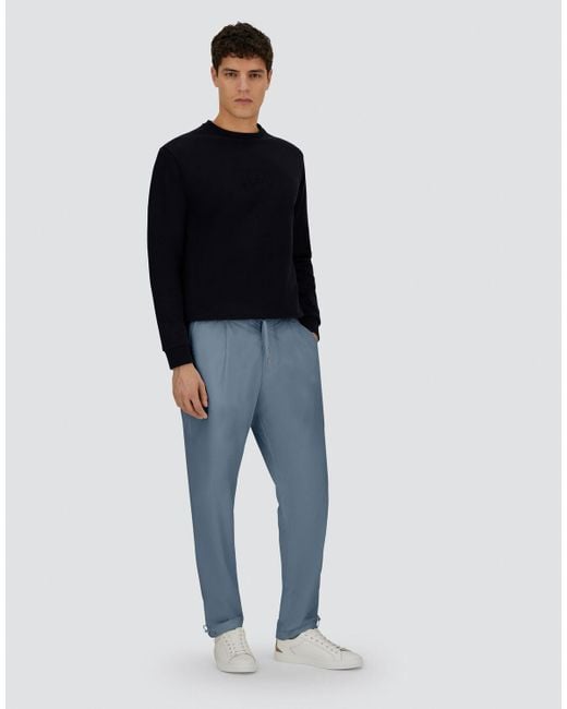 Herno Blue Resort Trousers for men