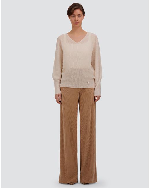 Herno White Alpaca And Wool Stocking-Stitch Jumper