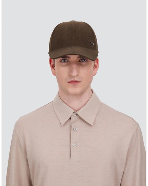 Herno Multicolor Casual Wool Baseball Cap for men