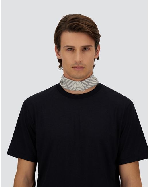 Herno Gray Scarf for men