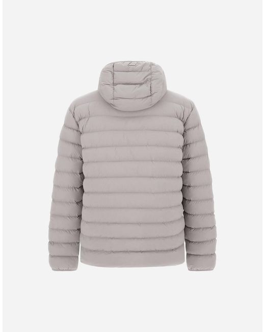 Herno Gray Resort Jacket In Light Stretch Nylon for men