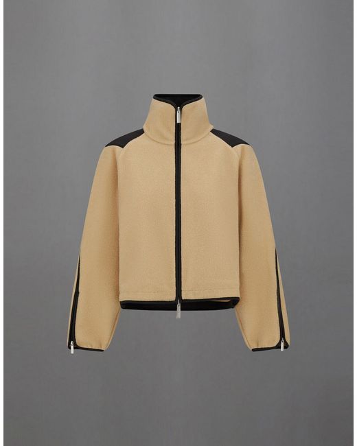 Herno Natural Laminar Polar Fleece And Extra Light Stretch Padded Sweatshirt