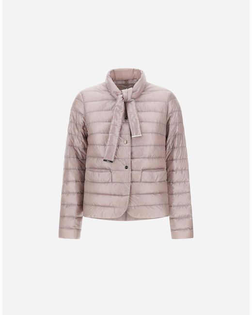 Herno Pink Blazer With Scarf
